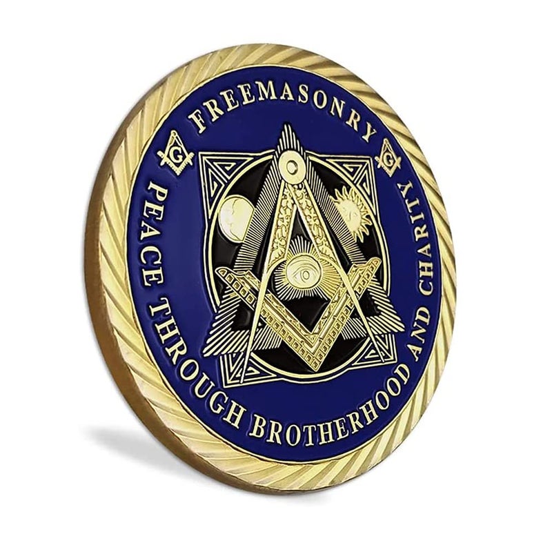 Glamtune Masonic Challenge Coin Master Mason Freemasonry Brotherhood Coin - Image 5